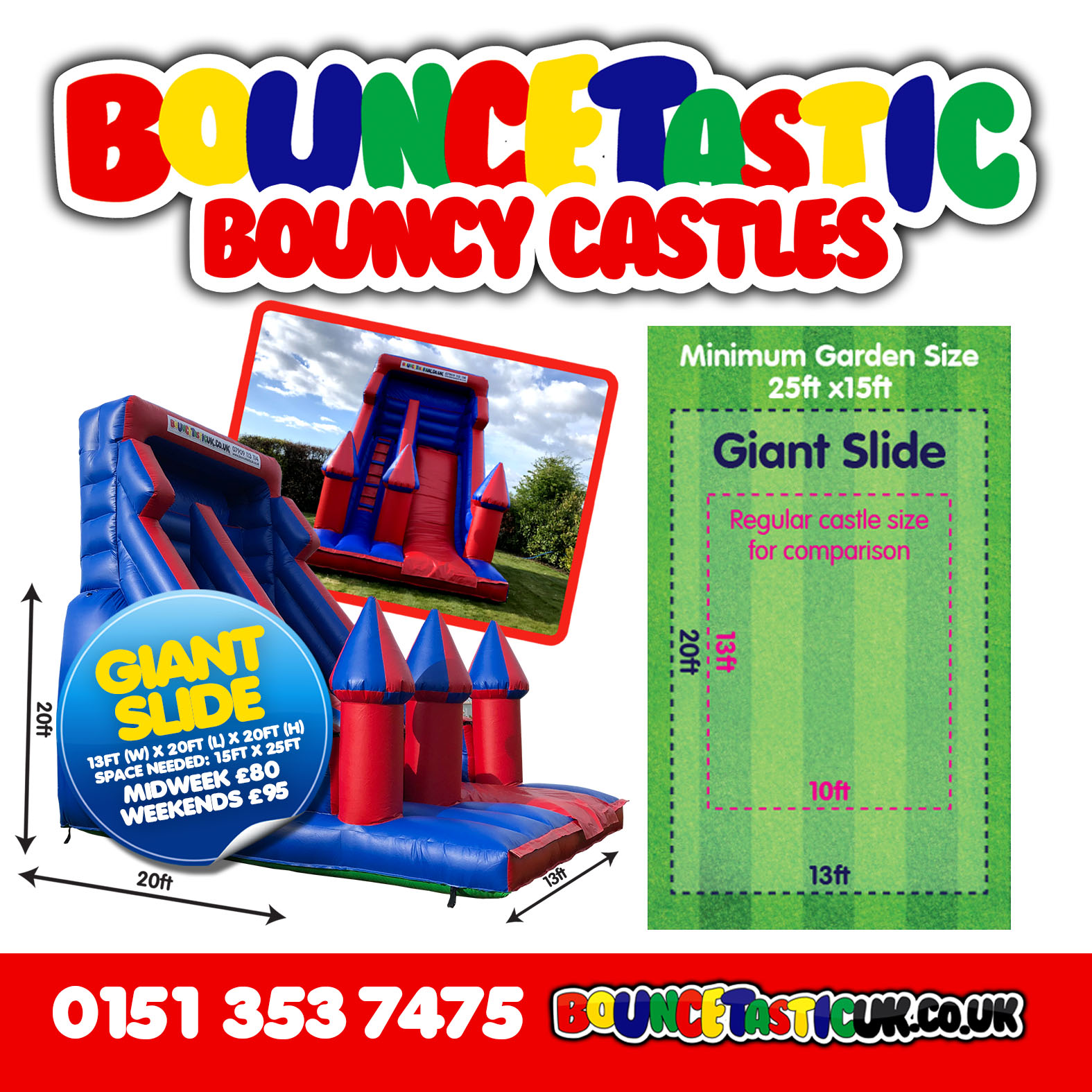 inflatable slide hire Liverpool