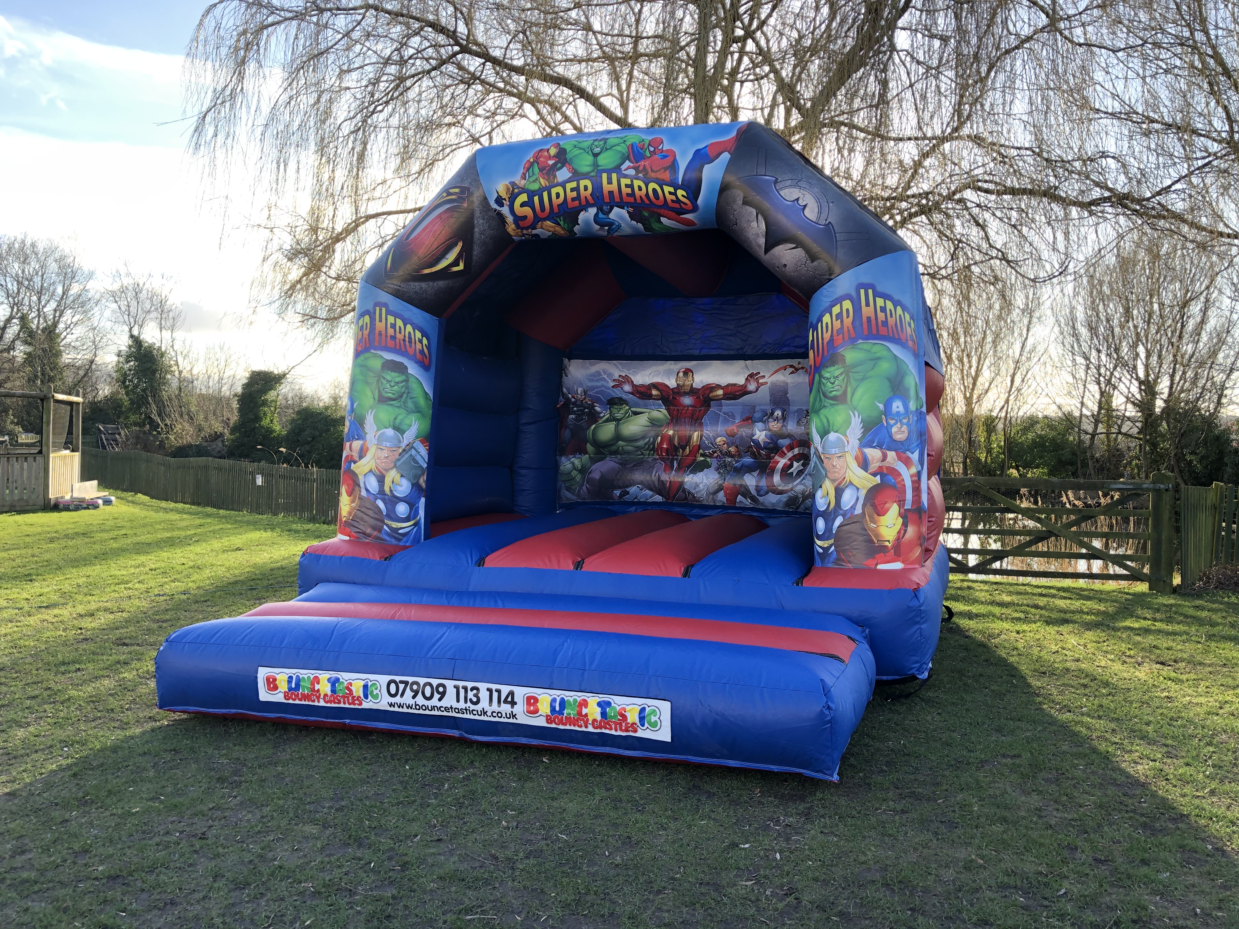 superhero bouncy castle hire Liverpool